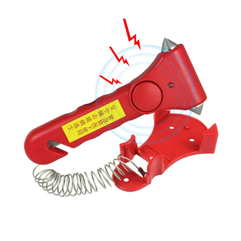 Vehicle Mounted Safety Hammer Rescue Window Breaking Escape Fire Qme B3