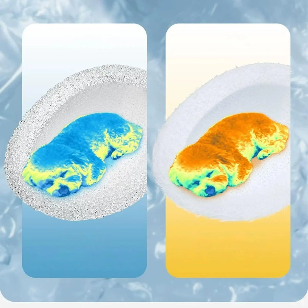Cooling Pad For Dogs Foldable Puppy Cat Ice Bed Summer Cat Cooling Mat For Doggy Hot Weather Indoor Outdoor Travel Crate Patio Qme