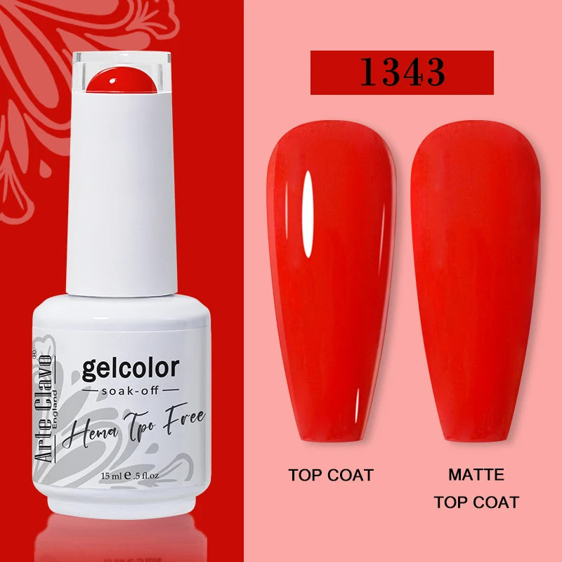 Arte Clavo HEMA TPO Soak Off UV LED Nail Gel Polish 108 Colors