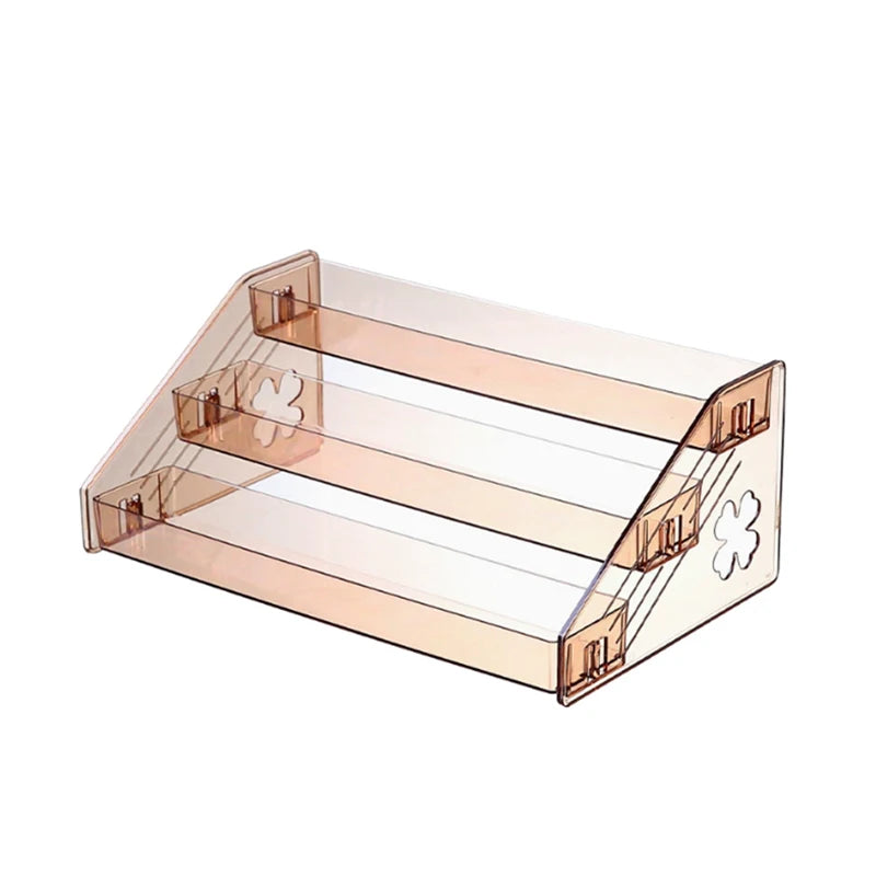 Display Stand Cosmetic Rack Holder High-capacity Essential Oil Bottle Qme Coffee