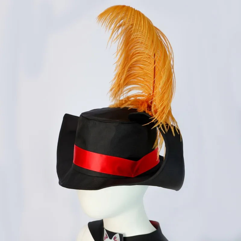 Anime Puss In Boots Cosplay Anim Cartoon Cat Costume Set Cloak Halloween Masquerade Carnival Party Prop Outfits Accessory Suit Qme Red Hat S