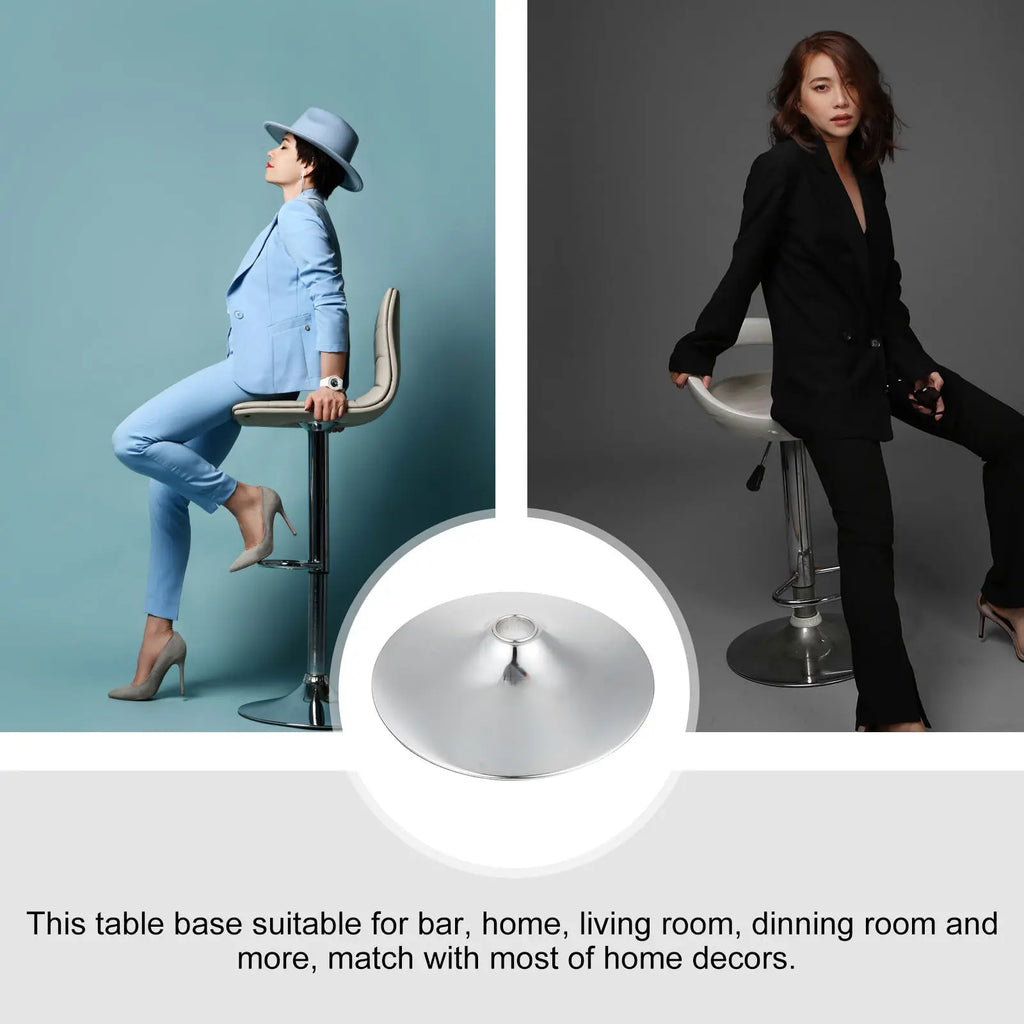 1Pcs Elegant Round Table Chassis Strong Iron Material Not Easy to Deform Bar Chair Base for Dining Room Study Display Stand Qme Default Title