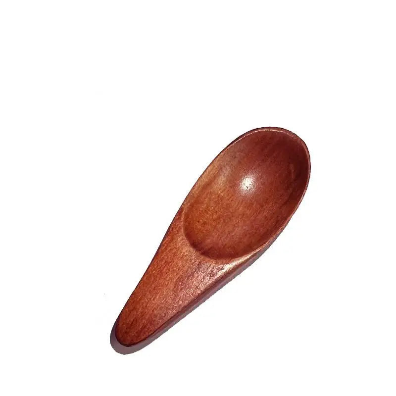 1pcs Mini Wooden Spoons Kitchen Spice Condiment Spoon Coffee Sugar Teaspoons Kids Short Handle Wood Scoops Home Tableware Qme B1