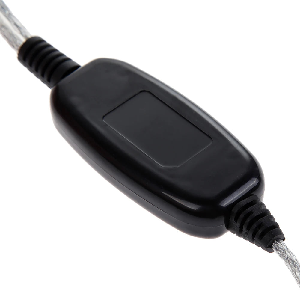 1 PC USB To MIDI Cable Converter PC To Synthesizer Music Studio Keyboard Interface USB Cable IN-OUT MIDI Converter Adapter Cord Qme