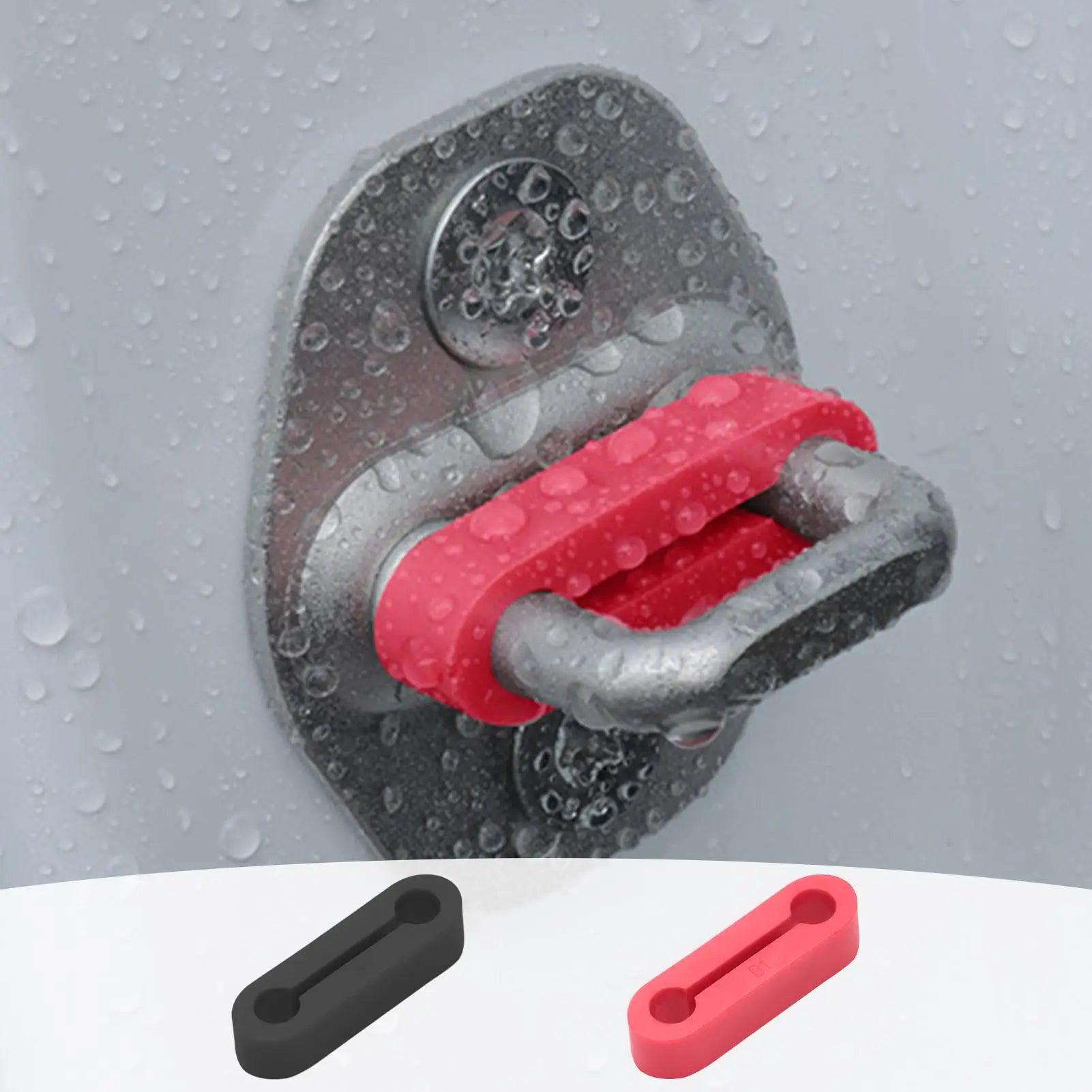 NEW Door Lock Guard For Car Secure Fit Noise Reduction 4 Pieces Silicone Door Latch Protective Cover For Sedan Minivan Truck Qme