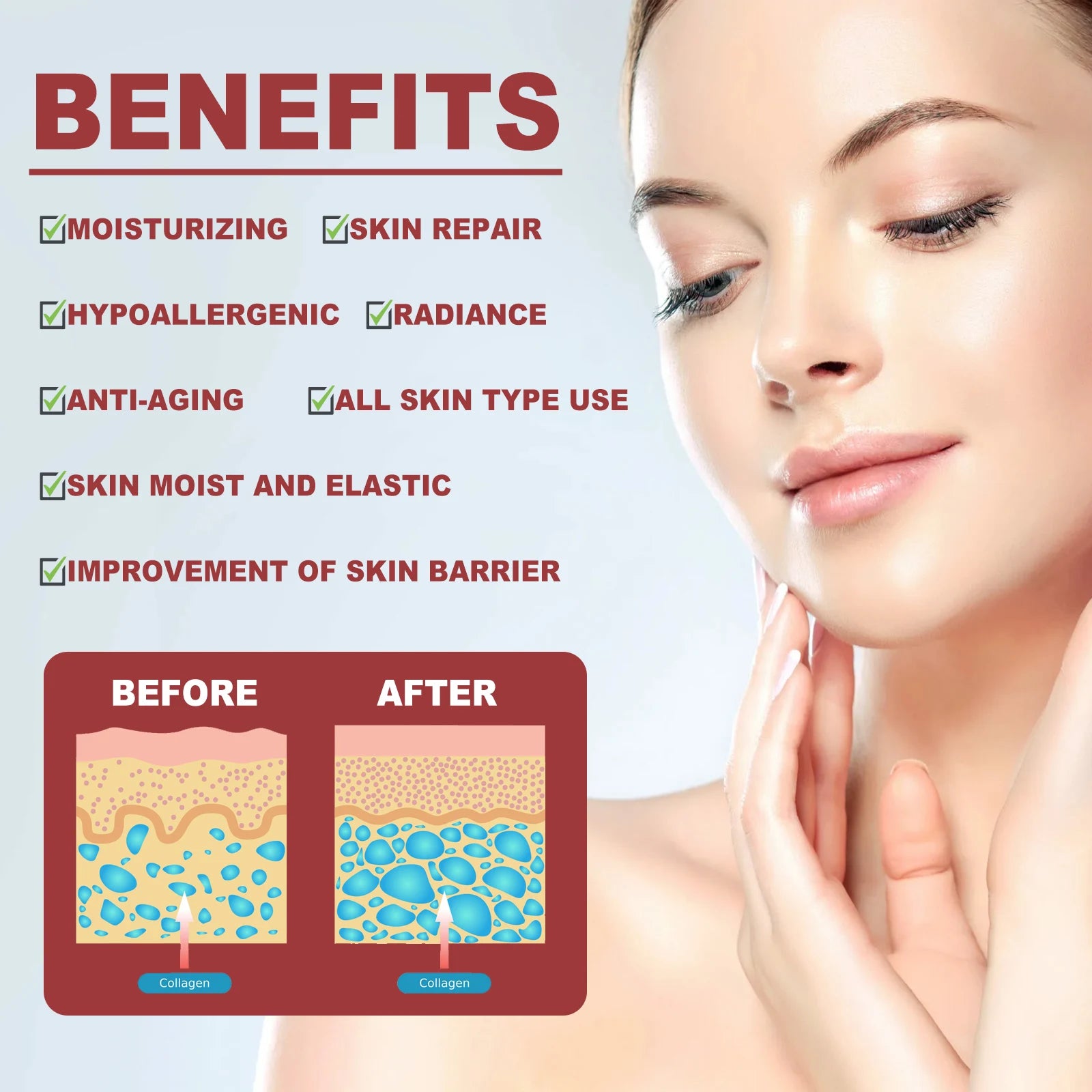 Collagen Membrane Set Paper Soluble Facial Mask Cheek Sticker Forehead Patch Fade Smile Lines Patches Tightening Skin Care Qme