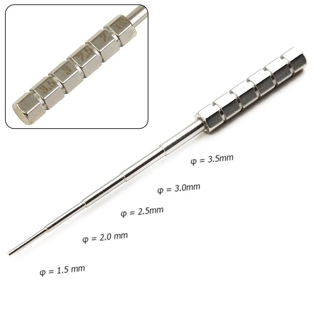 1pc 1.5/2/2.5/3/3.5mm Stainless Steel-Wire Winding Rods Wrapping Wire Jig Tools Wrapping Jig Prebuilt Coil Tool Part Qme Default Title