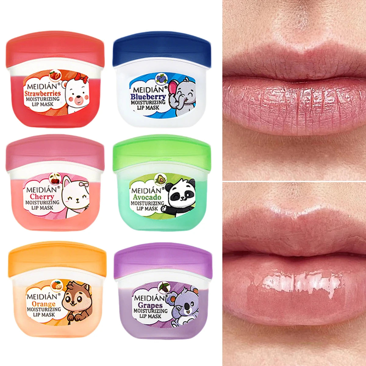 4 Fruity Lipstick Moisturizing Water Locking Durable Formula Lip Care Qme