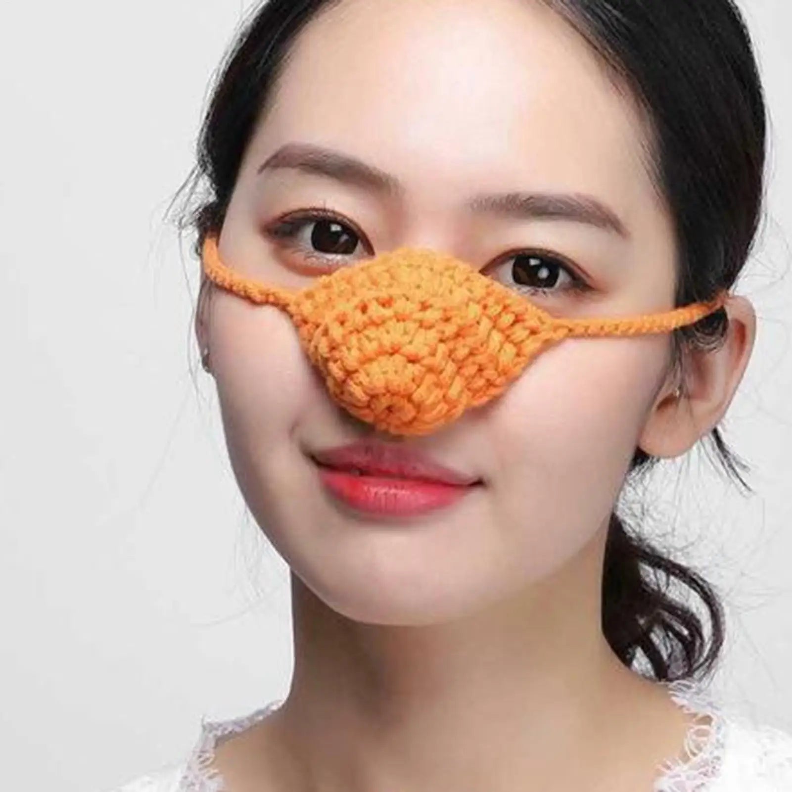 Comfort Nose Cover Comfortable Wool Nose Guard Funny Nose Decor Winter Outdoor Nose Protector for Cycling Running Camping Hiking Qme