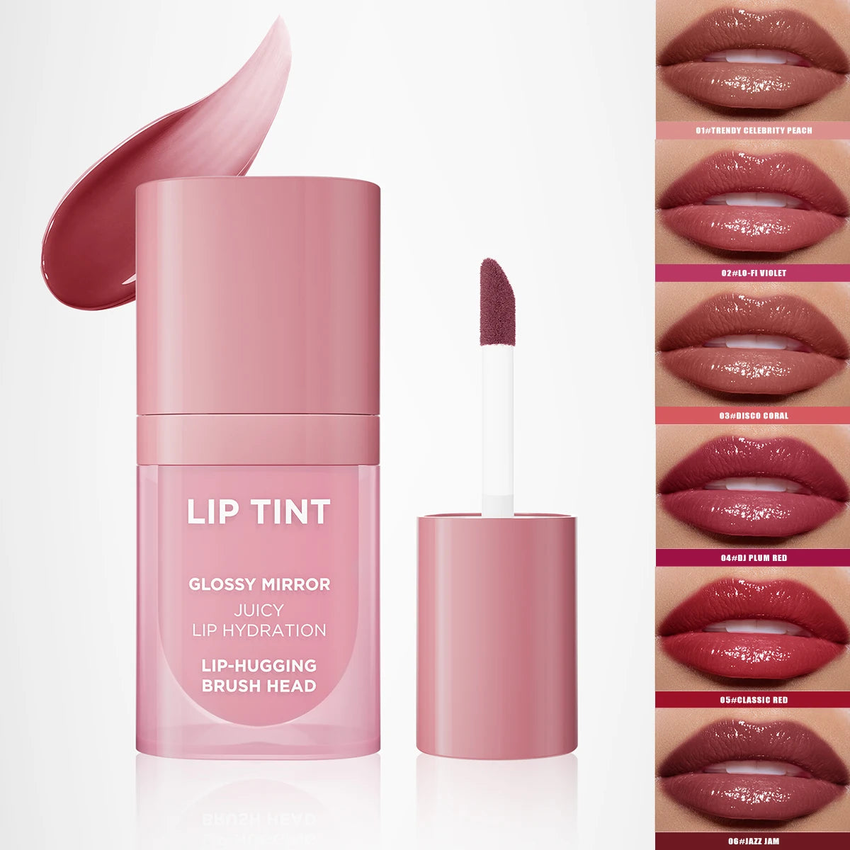 Velvet Lip Gloss Matte Lip Tint Waterproof Non-stick Cup Anti-fade Moisturizing Long Lasting Plump Lip Makeup Qme