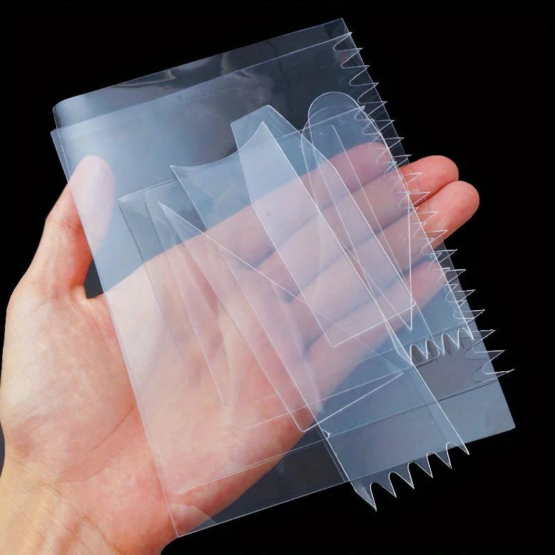 9pcs, Professional Baking Tools Set - Cake Scraper, Cream Spatula, Cake Cutter, Pastry Mold - Essential Kitchen Gadgets Qme