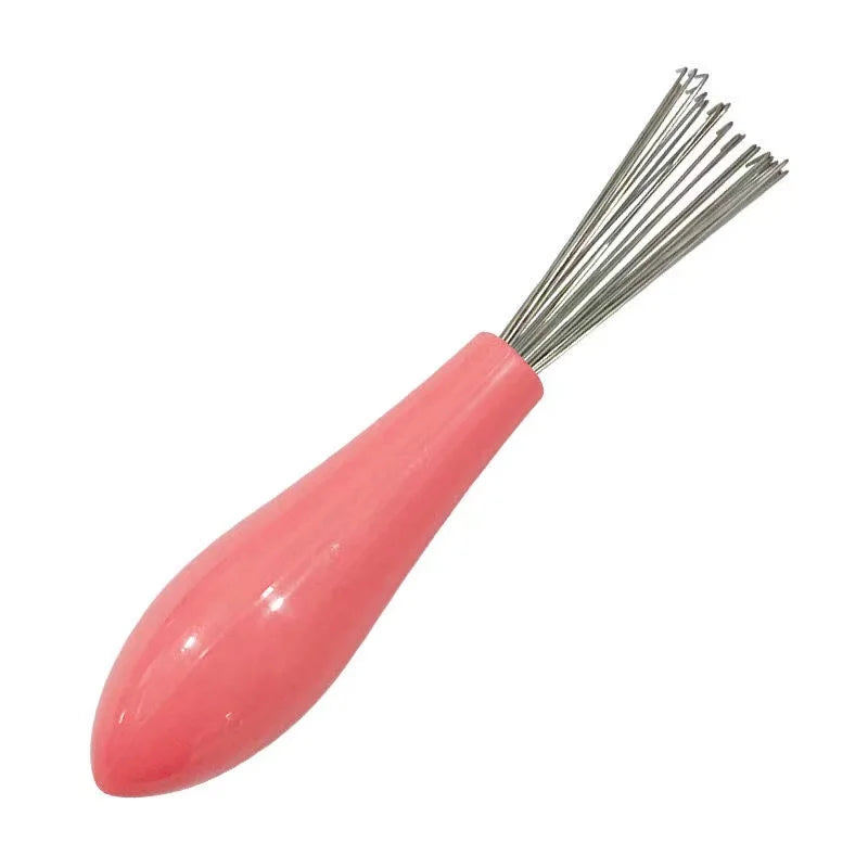 Comb Hair Brush Cleaner Plastic Metal Cleaning Remover Embedded Tool Qme Pink China Mainland
