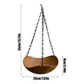 Garden Bird Bath Wooden Bird Bath Feeder Water Bowl Wild Bird Feeders Tray for Park Deck Yard Porch Courtyard Backyard Balcony Qme as shown