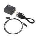 1080P Resolution Audio Converter Decoder for Audio Line, Coaxial/digital Fiber To Analog Qme Host USB powered