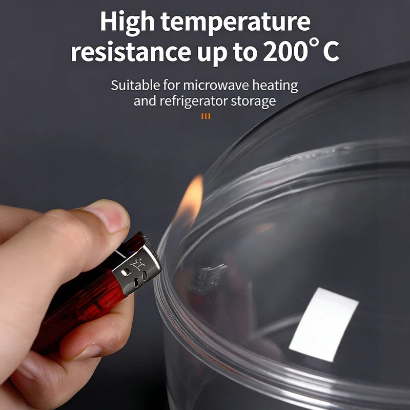 Handle Cooking Utensils Accessories Microwave Food Splash Proof Cover Qme