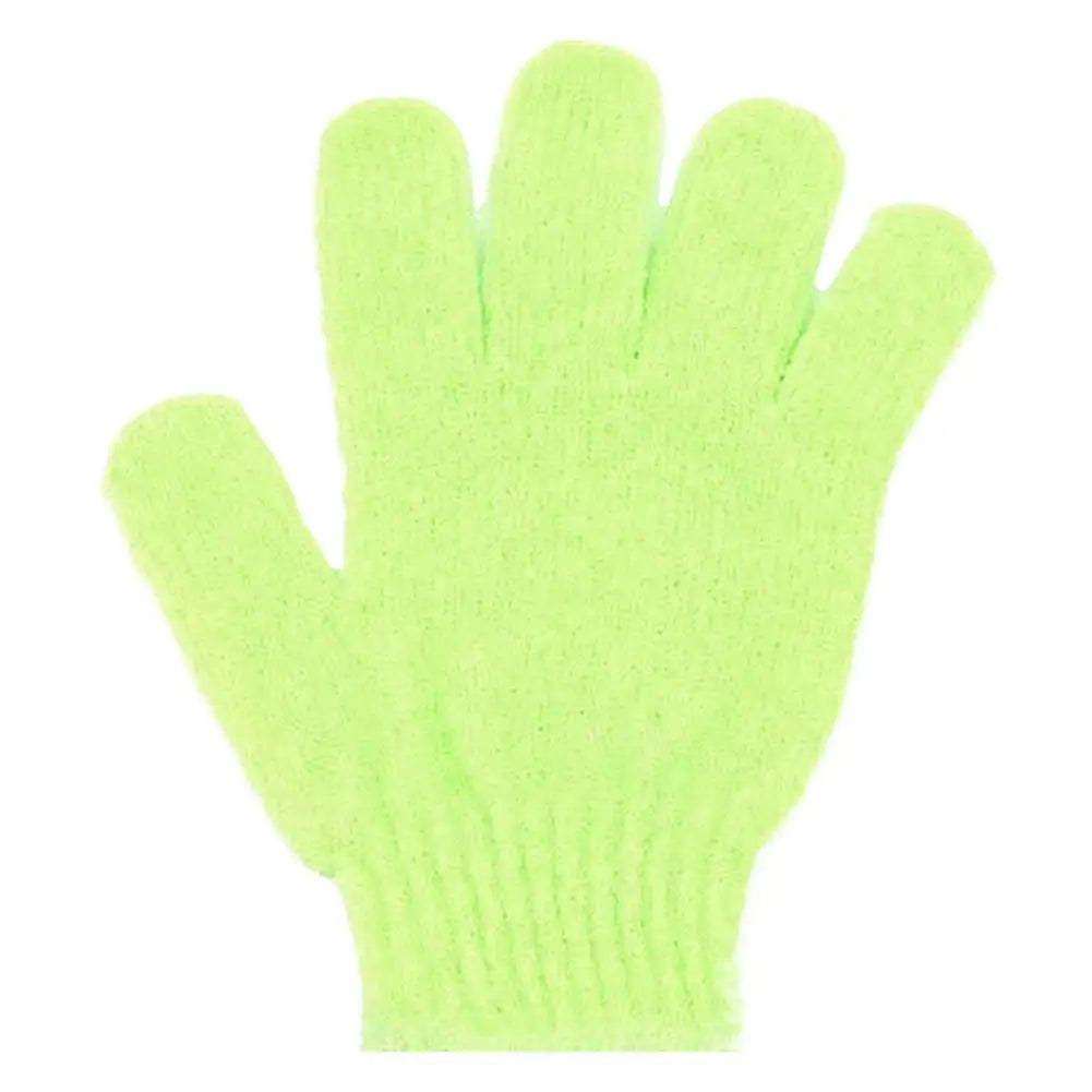 Exfoliating Bath Gloves Deep Scrubbing Dead Skin Shower Beauty Spa Qme F
