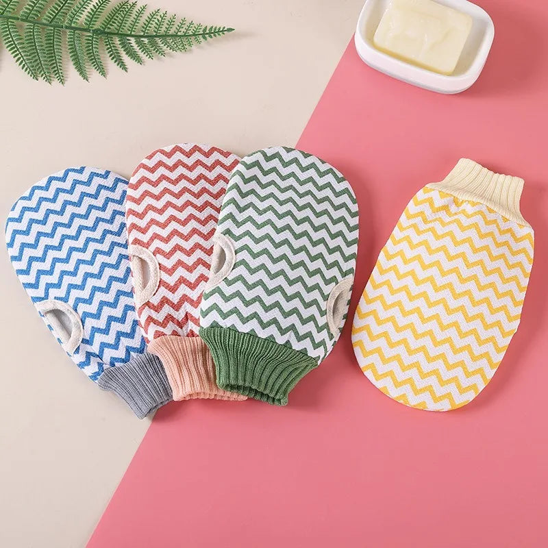 Double Sided Exfoliating Bath Gloves Thickened Powerful Mud Dead Skin Qme