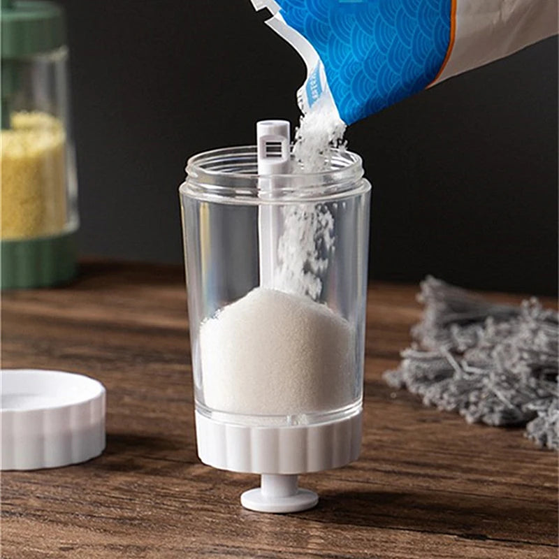 Kitchen Seasoning Bottle Jars For Spices Salt And Pepper Seasoning Jar Spice Organizer Barbecue Condiment Kitchen Gadget Tool Qme