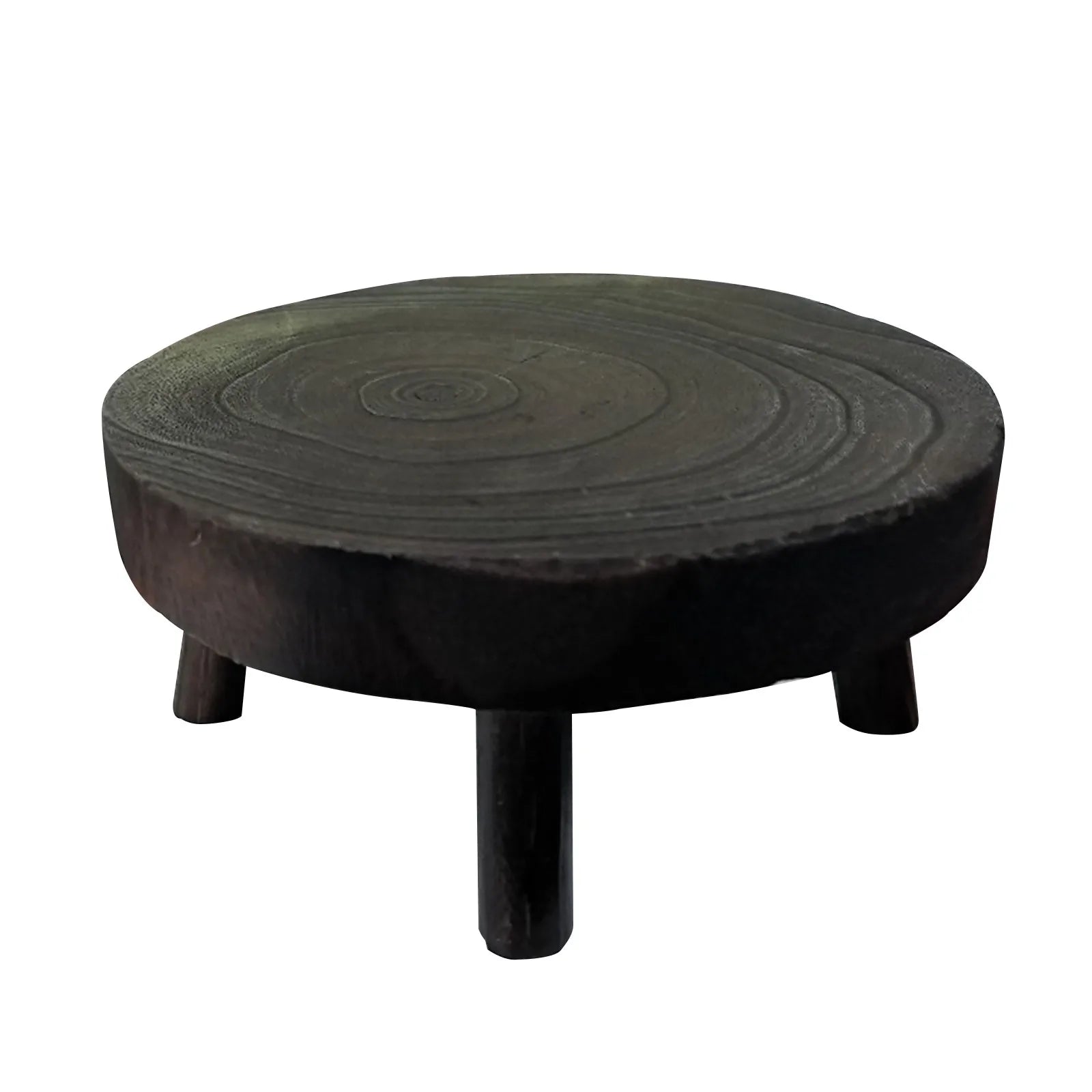 Mini Sculpture Handicraft Display Stand Vintage Wooden Flower Pot And Vase Display Base Multipropose Storage Rack Qme C