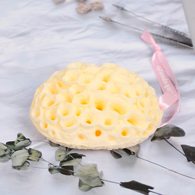 ^1Pc Sea Wool Sponge All Natural Honeycomb Renewable Sea Sponge Dead Skin Remover Qme