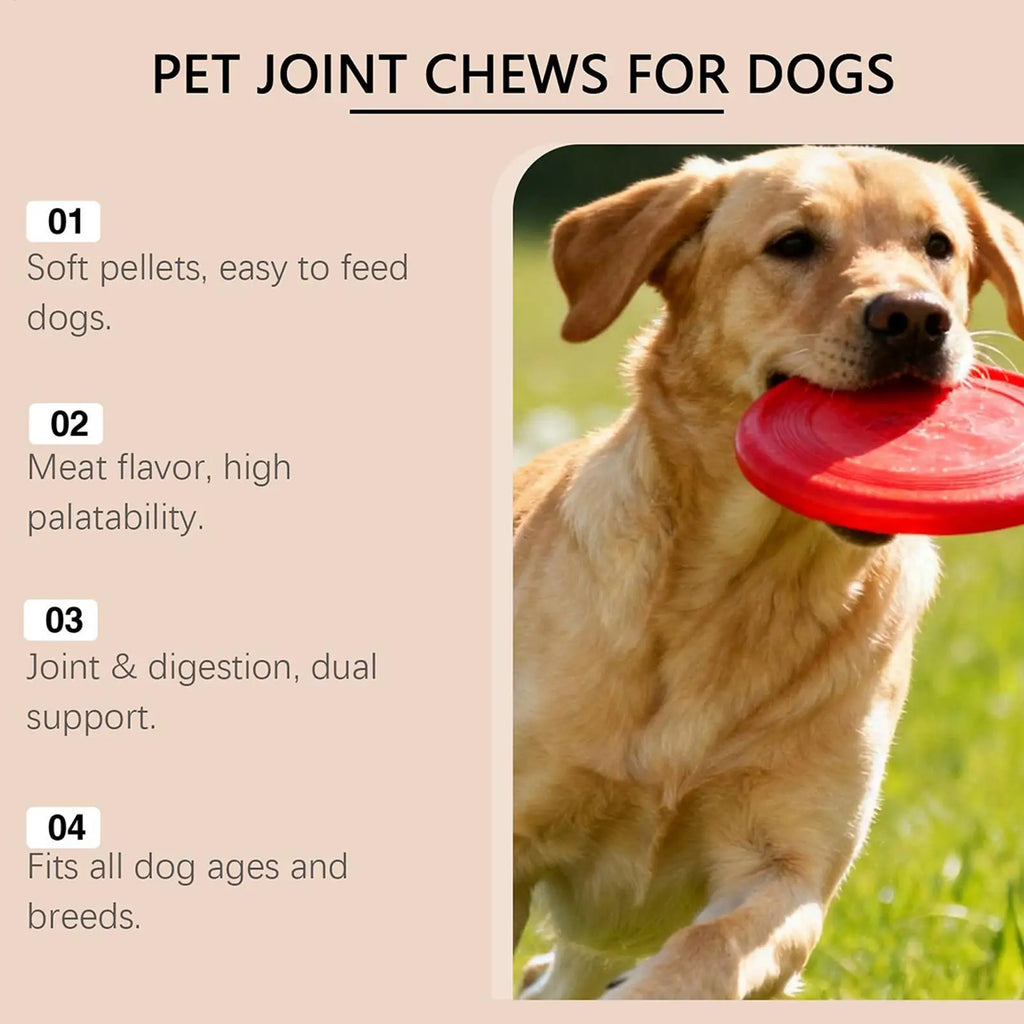 Joint Supplement Dogs Support Chews 100-piece Dog Hip Care Home Qme