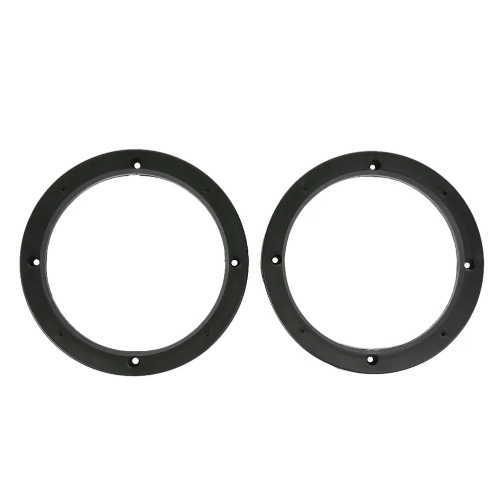 Universal 6.5 Inch Beveled Car Speaker Spacer Adapter Refitting Audio Mat Qme 2PCS