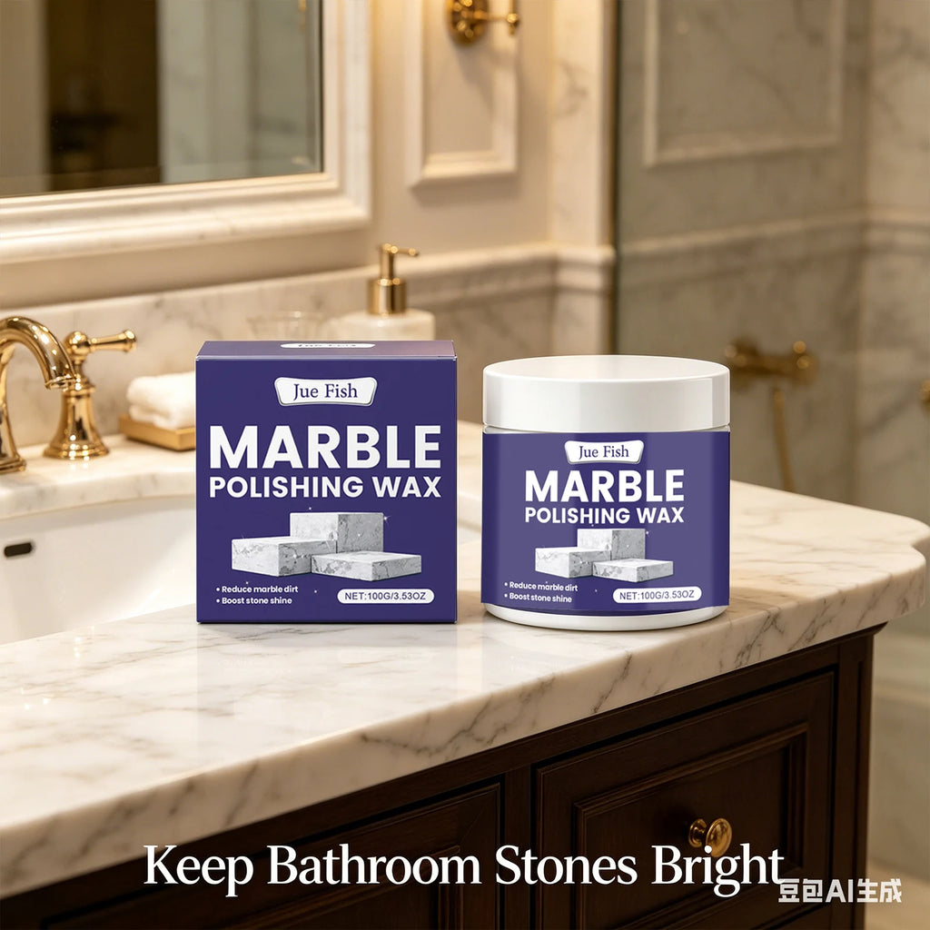 Marble Polishing Wax Cleaning Stains Reduce Dirt Buildup Enhance Surface Shine & Gloss Protection Marble Tile Daily Maintenance Qme