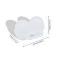 Save Space Refrigerator Egg Dispenser Fixed Portable Storage Box 2 Qme 1PC Clear