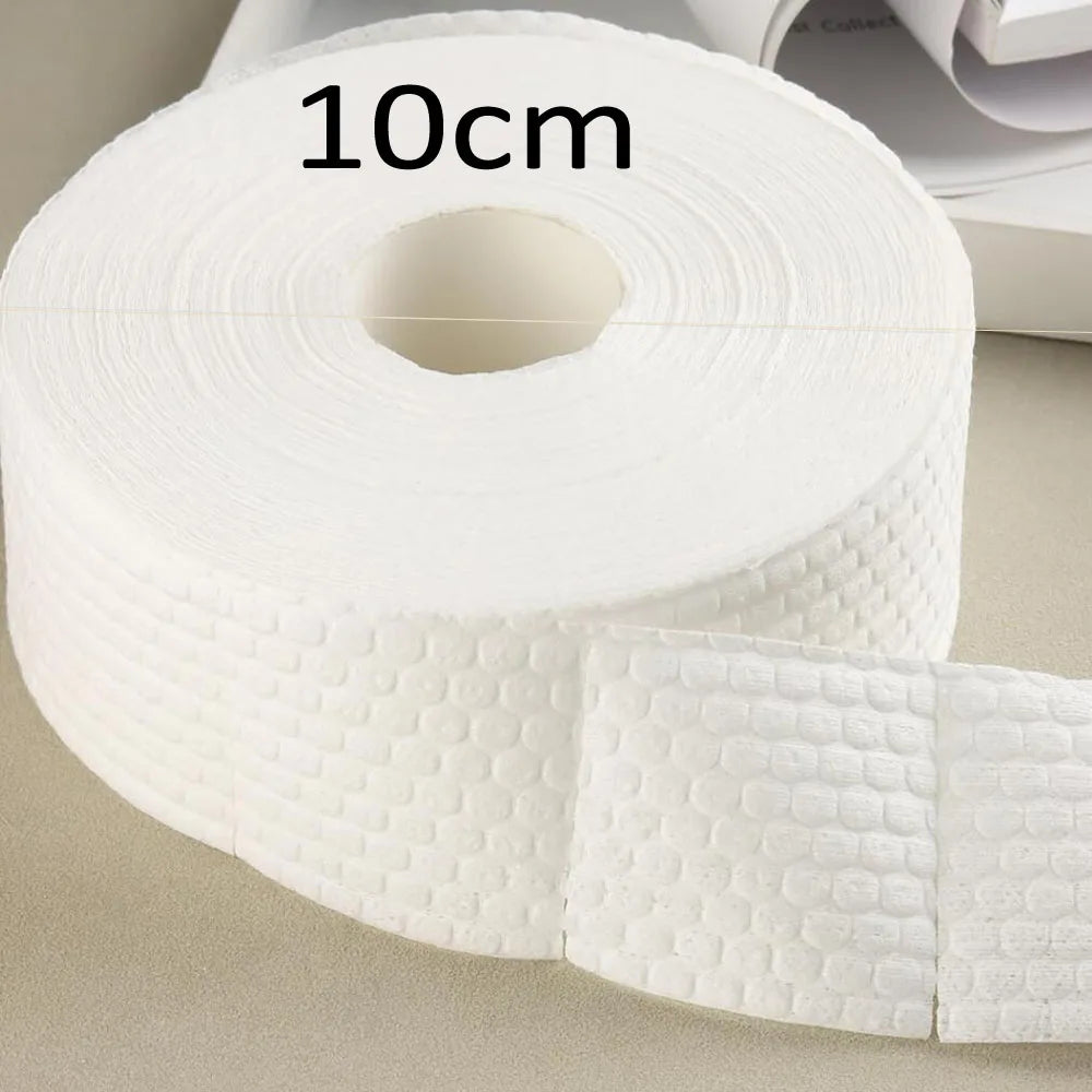 300/500PCS/Roll Nail Cotton Wipes UV Gel Nail Tips Polish Remover Cleaner Lint Paper Pad Soak Nail Art Cleaning Manicure Tools Qme