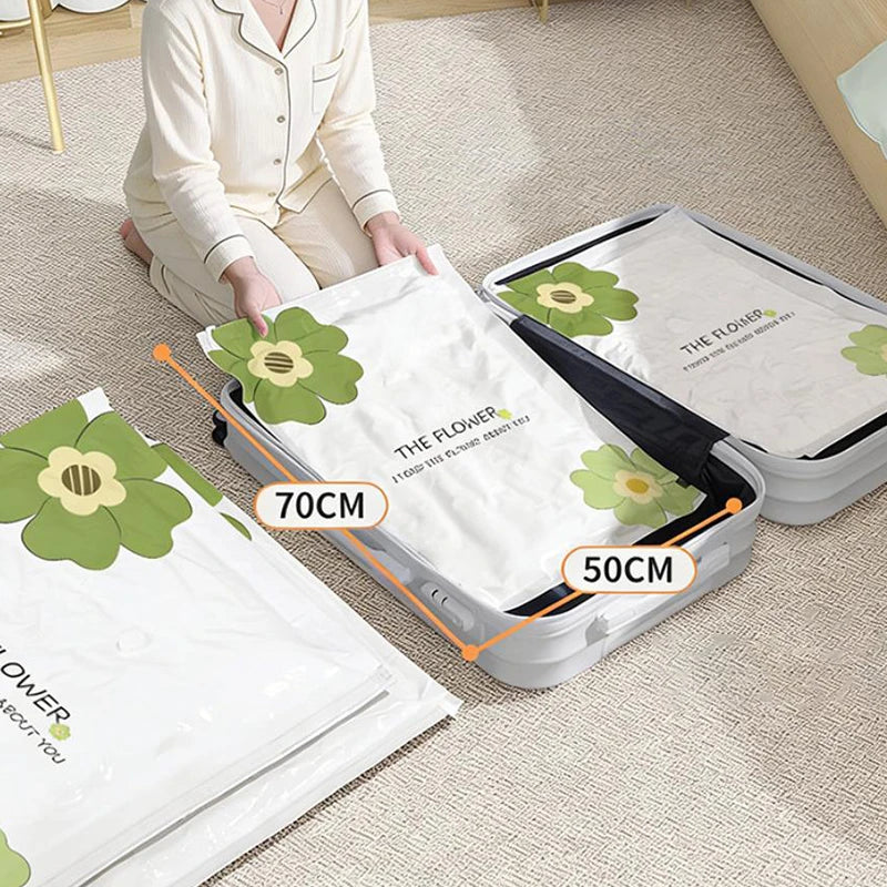 Clothing Quilt Storage Bag Travel Moving Vacuum Compression Household Qme