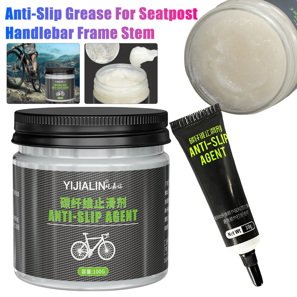 100g/10g Carbon Fiber Anti Slip Paste Lubricant Multifunctional Bicycle Carbon Grease Bicycle Assembly Grease Anti Slip Paste Qme