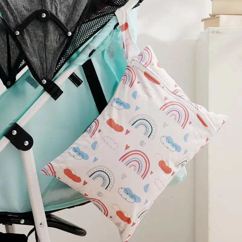 Waterproof Cloth Bag Wet Dry Bag Fashion Zipper Bag Washable Beach Pool Gym Bags For Swimsuits Wet Clothes Qme B