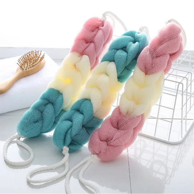 Colour Block Bath Balls Bath Strips Bath Towels Adult Back Rubbing Bath Towels Mud Rubbing Bath Towels Foam Mesh Qme