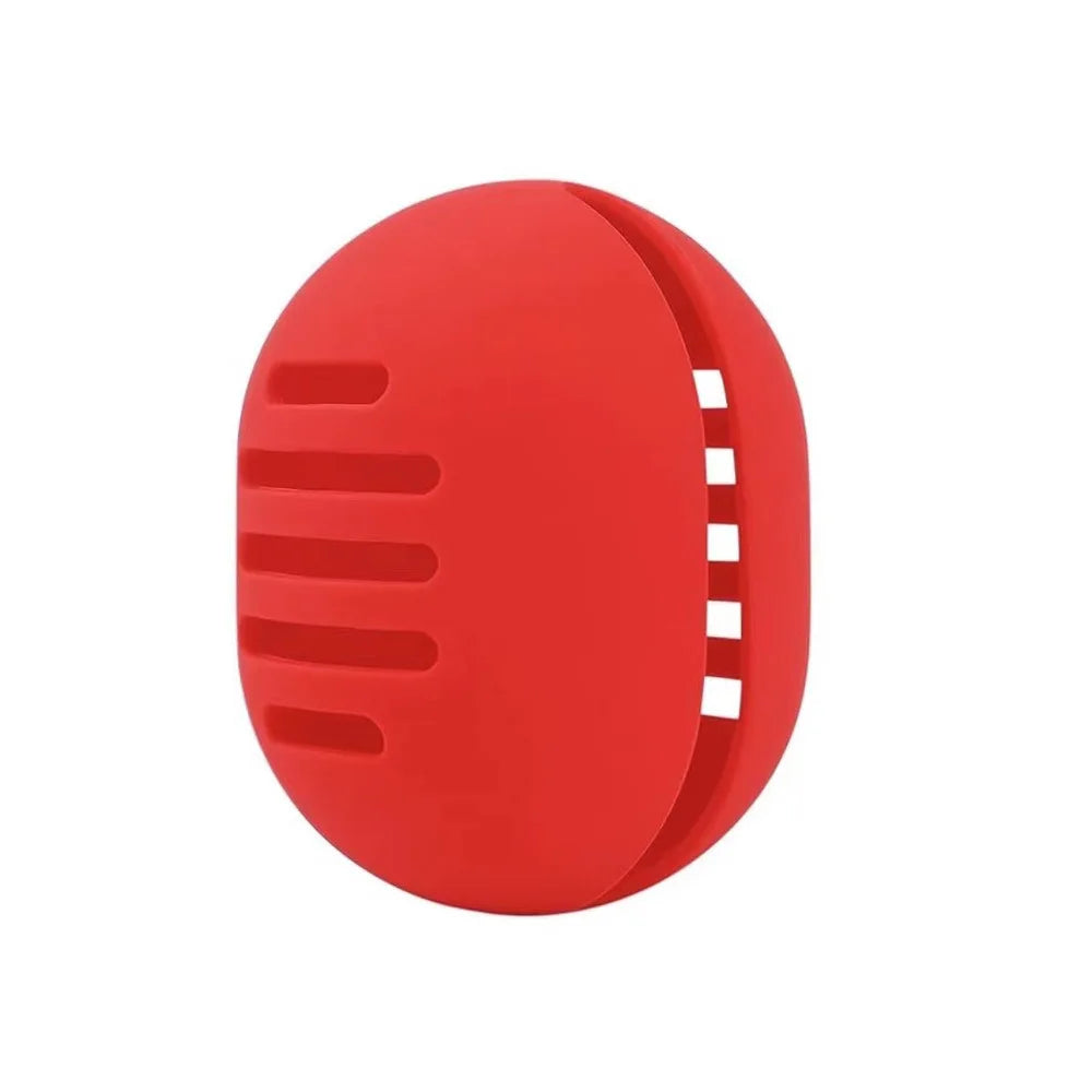 Makeup Sponge Holder Eco-friendly Silicone Multi-hole Beauty Storage Qme Red China Mainland