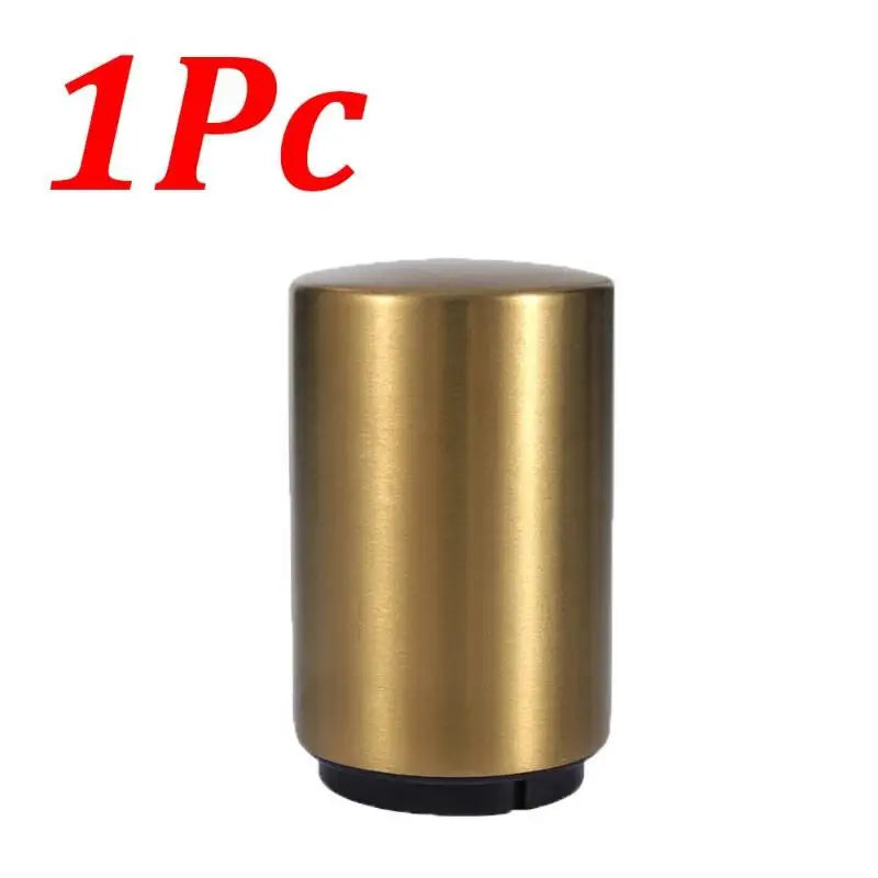 Automatic Stainless Steel Beer Bottle Opener Magnet Beer Opener Stainless Steel Push Down Opener Wine Kitchen Bar Tools Qme titanium