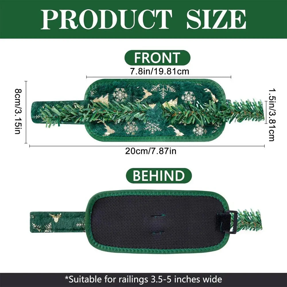 Christmas Garland Ties Pine Needle Clips Twist Plants Garden Greenery Qme Green China Mainland