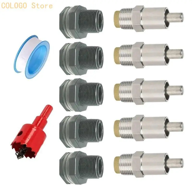 5 Pig Waterer Nipples Stainless Steel Easy Installation Watering Tool Qme