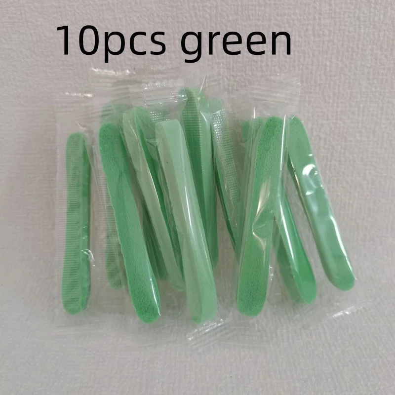 Compressed Face Wash Sponge Kit Ultra Soft Reusable Travel Friendly Perfect for Cleansing Makeup Removal Mask Application Qme 10pcs green