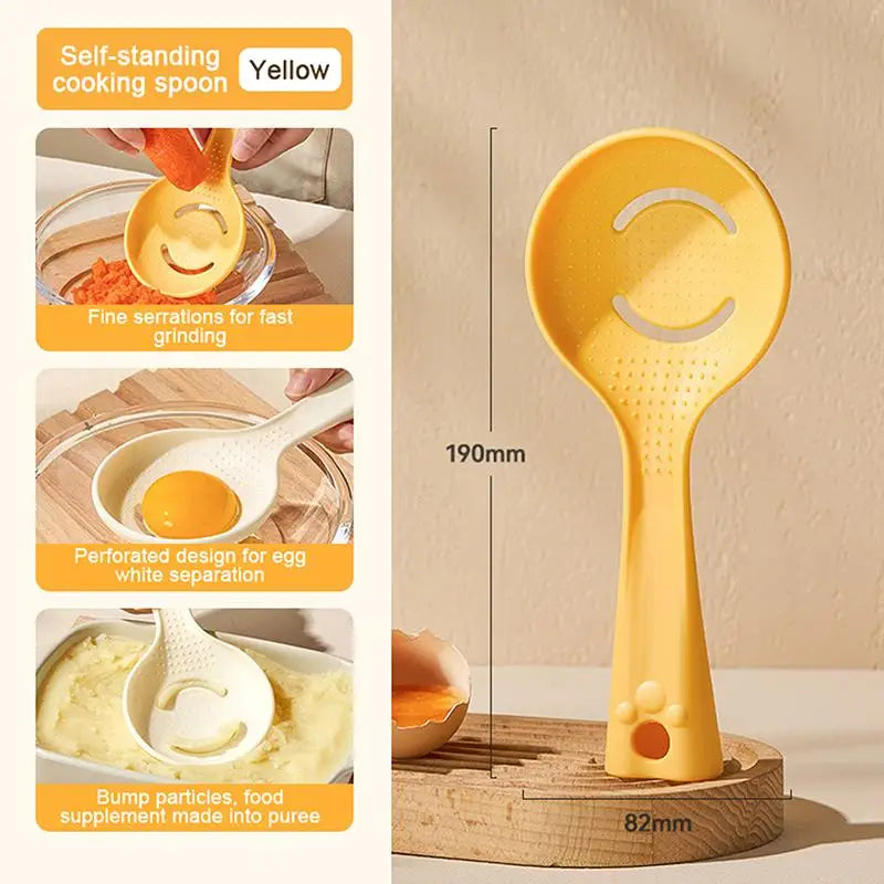 Egg Yolk White Separator Food Grade Strainer Handy Kitchen Tool Qme Yellow