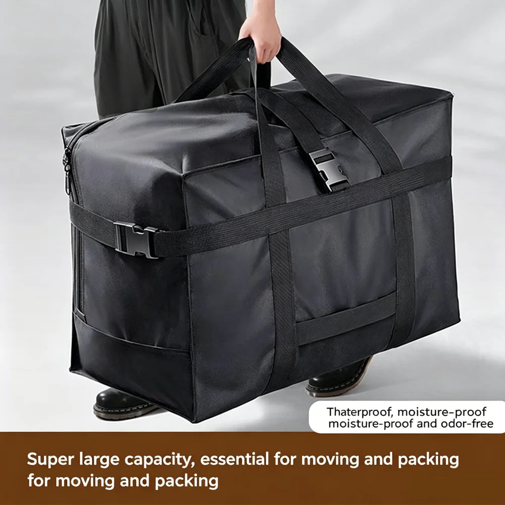 Heavy Duty Extra Large Oxford Moving Packing Bag Thickened Quilt & Clothes Storage Organizer for Travel Check-in Duffle Qme