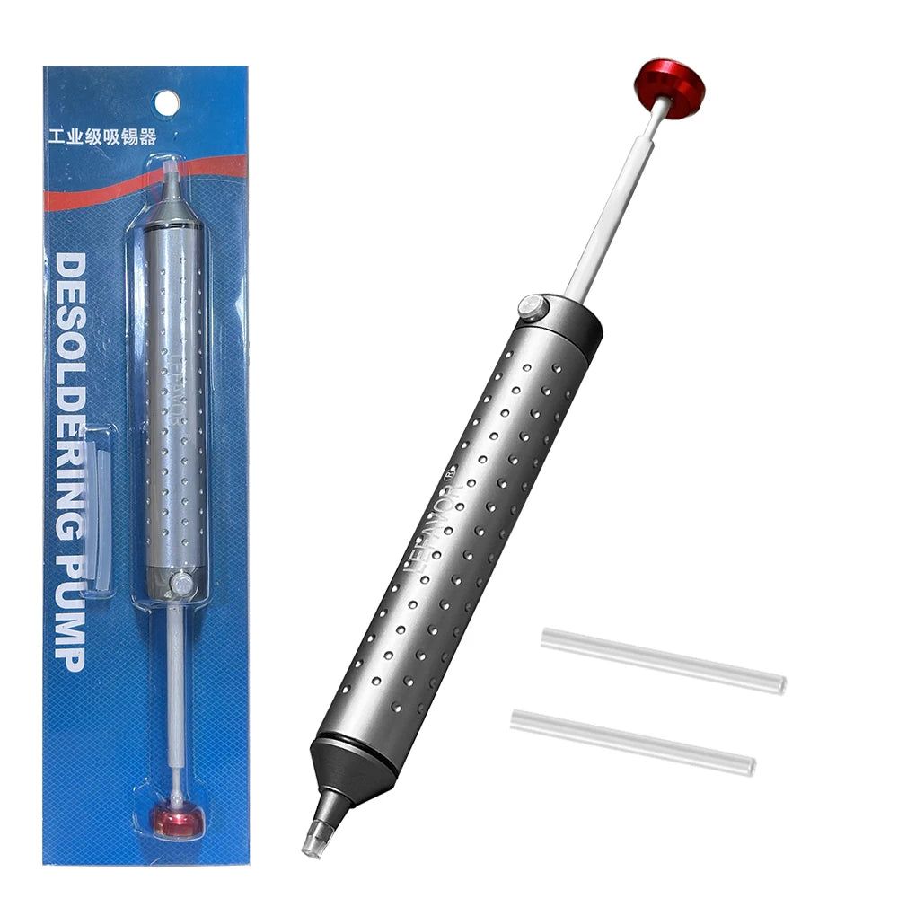 LEFAVOR Aluminum Powerful Desoldering Pump Suction Tin Gun Soldering Qme Q2
