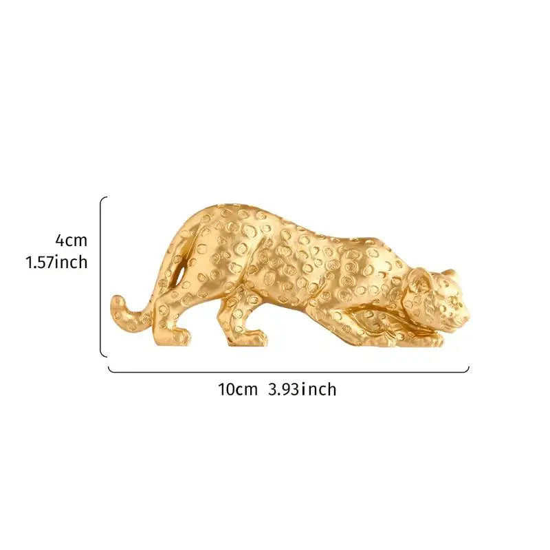 Leopard Light Switch Decoration Resin Leopard Figurine Self-Adhesive Detachable Wall Sticker Switch Ornament Home Decor Qme A4