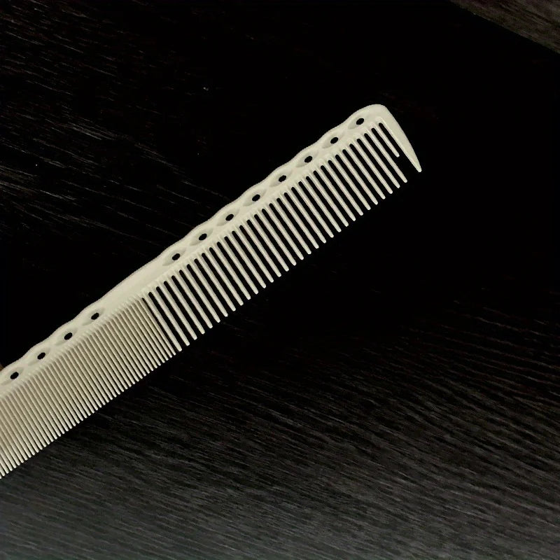 6pcs Professional Hair Cutting Comb Set, Anti-Static Carbon Fiber Combs With Scale, Salon Barber Styling Tool Kit Qme