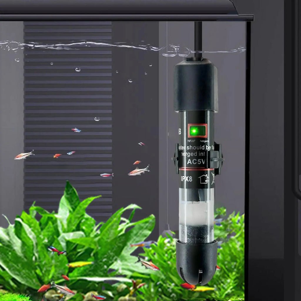 Heater Fish Tank Precision Temperature Control Waterproof Small USB Qme