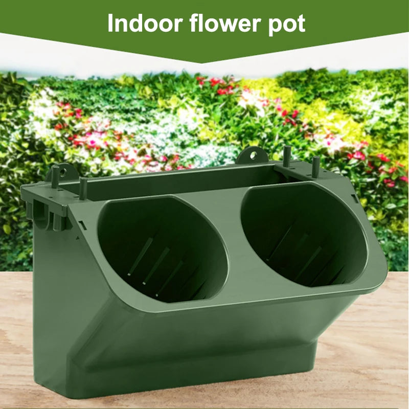 Flower Pot Hanging Vertical Garden Suculent Outdoor Flowerpoter Home Qme