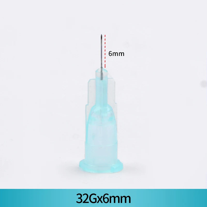 Box Tattoo Needle Transparent Syringe Injection Painless Small Teeth Qme k