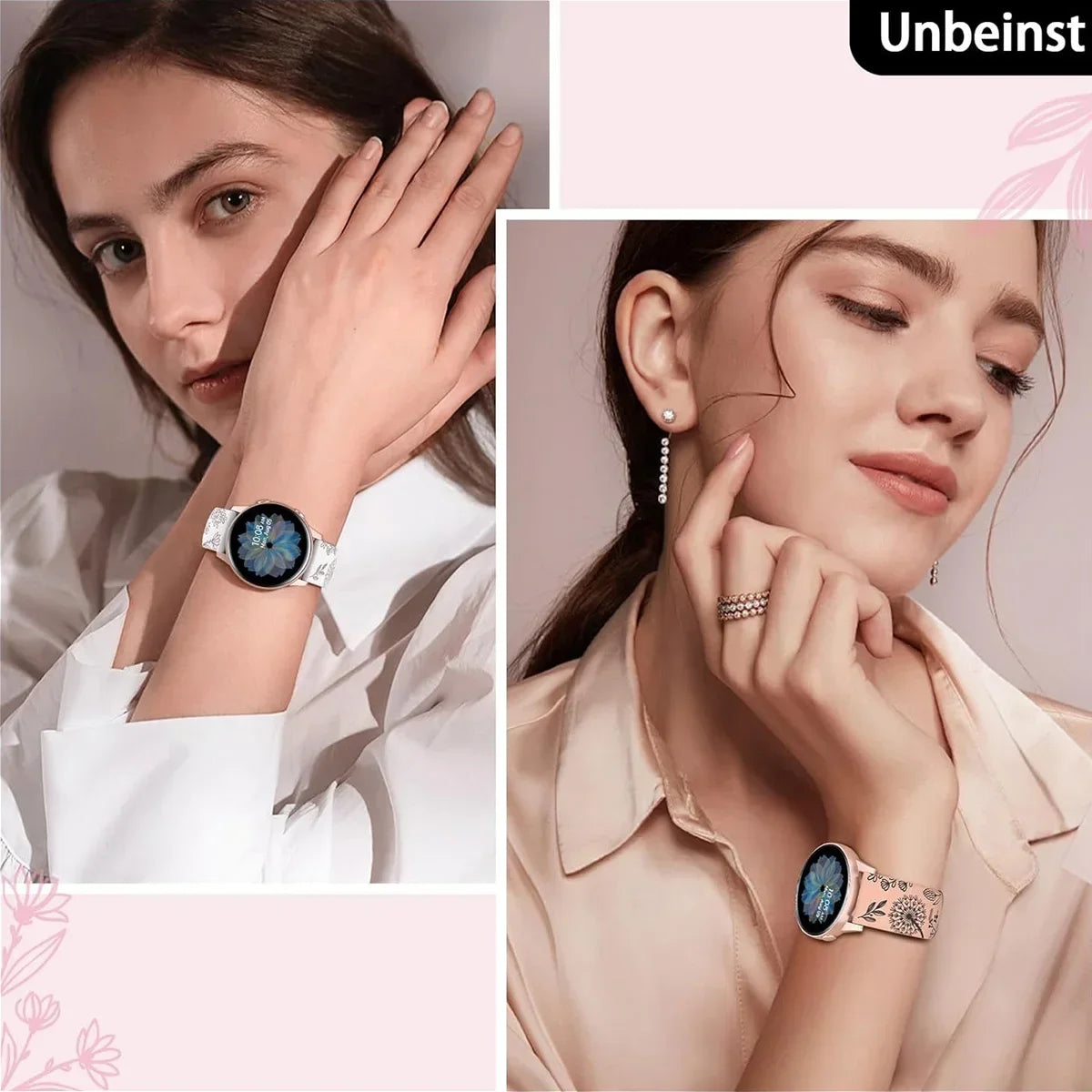 Women Silicone Strap for Samsung Galaxy Watch 7 6 5 4 40mm 44mm 6 Classic 43 47mm 20mm Band for Huawei Watch 2 GT2 42mm Bracelet Qme