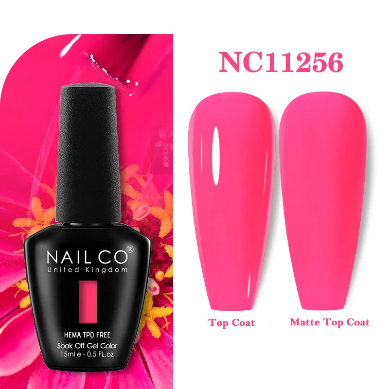 NAILCO Green Series Dark Gel Nail Polish Lasting Hybrid Base Matte