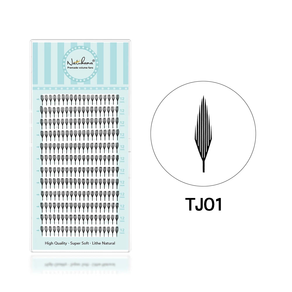 NATUHANA Comic Spire Eyelash C D Curl Anime Effect Lashes Soft Manga Qme TJ01 C 0.07mm|14mm
