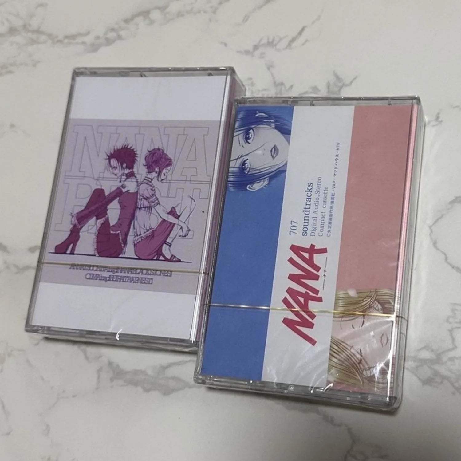 Classic Shoujo Manga "NANA" 2-Tape Soundtrack Set, Set or Single Available,Featuring Rock-Style Theme Songs & Emotional Scores Qme 2tapes